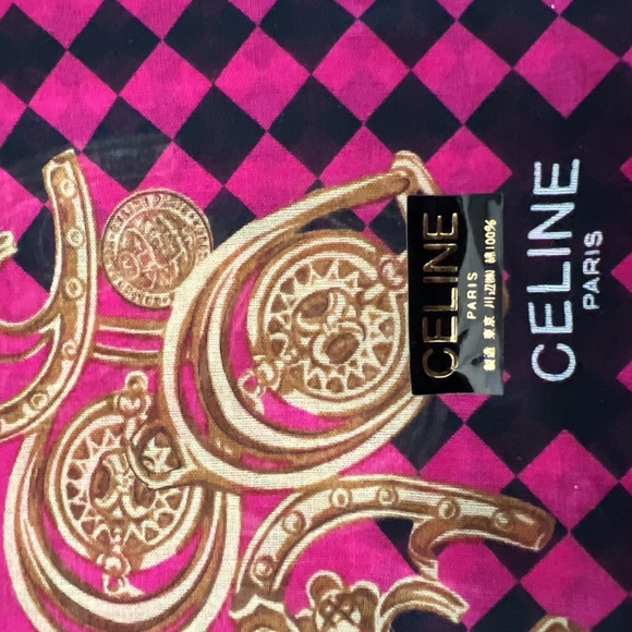 Celine scarves! (Authentic) set of 2 with Box (18x18inch) - Picture 2 of 3